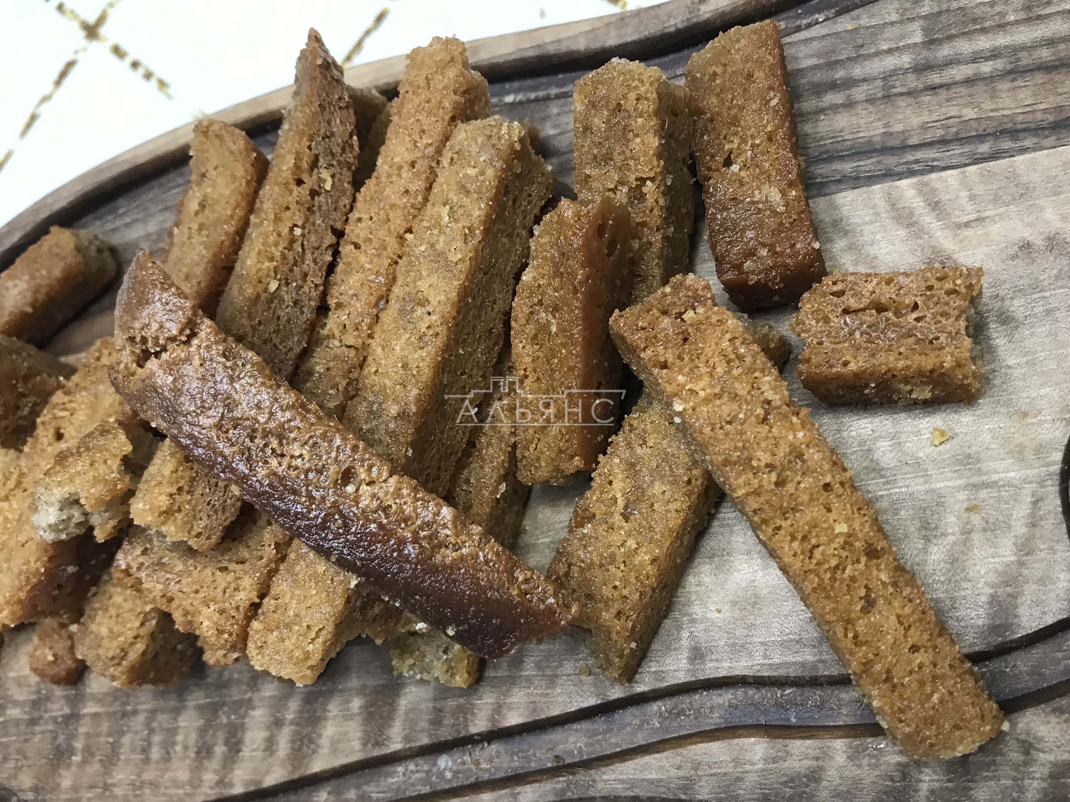 Деревенские гренки с чесноком в Саранске