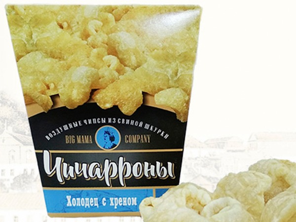 Чичарроны со вкусом холодца и хрена в Саранске