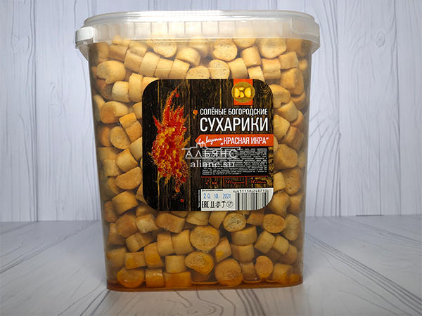 Сухарики с красной икрой в Саранске