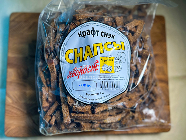 Снапсы хворост "Чеснок" в Саранске