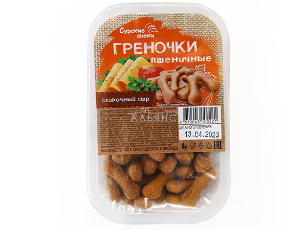 Сурские (ПШЕНИЧНЫЕ) Сливочный сыр (100 гр) в Саранске