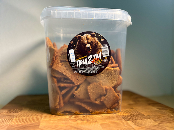 Ведро Ржаные гренки со вкусом Крылышки Барбекю (1 кг) в Саранске