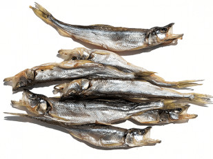 Джерки зубатки 500 гр.: Корюшка (мелкая) вяленая (Камчатка)