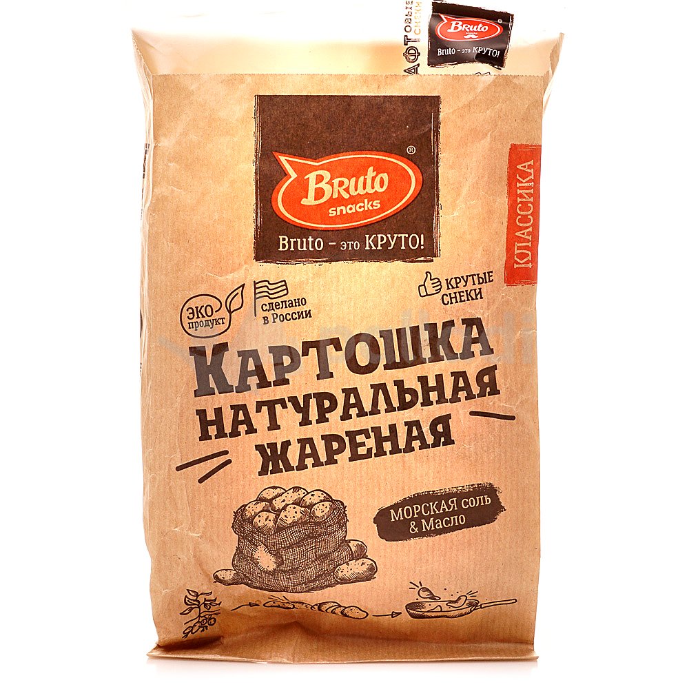 Картофель «Бруто» с солью 70 гр. в Саранске